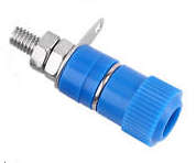 Banana Socket 4mm for Banana Jack Plug Speaker Connector Binding Post Mount - Blue ***LOCAL STOCK***
