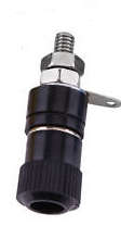 Banana Socket 4mm for Banana Jack Plug Speaker Connector Binding Post Mount - Black**LOCAL STOCK***