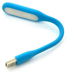 LED Portable Lamp Laptop Mobile Power USB - Light Blue ***LOCAL STOCK***