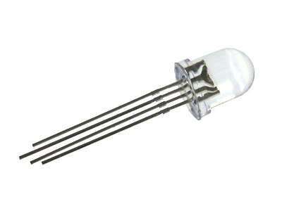 10mm RGB Clear 4 Pin Common Cathode LED ***LOCAL STOCK***