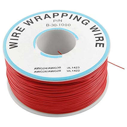 PCB 30 AWG Wrapping Wire 10m - Red ***LOCAL STOCK***