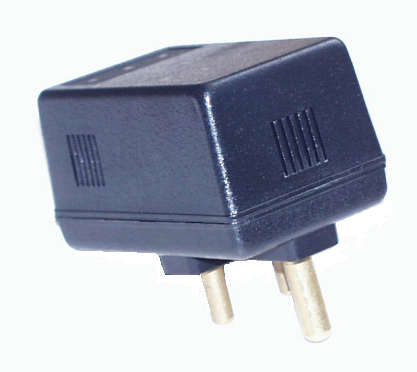 Enclosure Plastic 3 Point Power Plug 93x55x49mm DC1 Black ***LOCAL STOCK***
