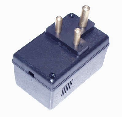 Enclosure Plastic 3 Point Power Plug 93x55x49mm DC1 Black ***LOCAL STOCK***