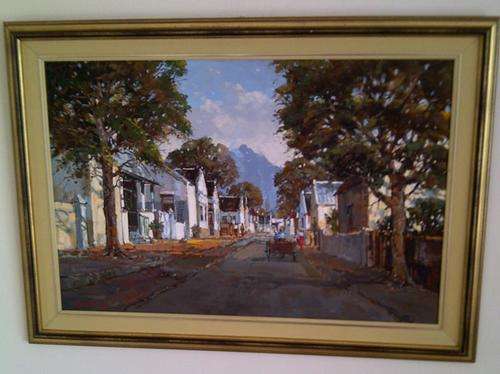 Original Andre De Beer - Donkey Cart in Cape Town