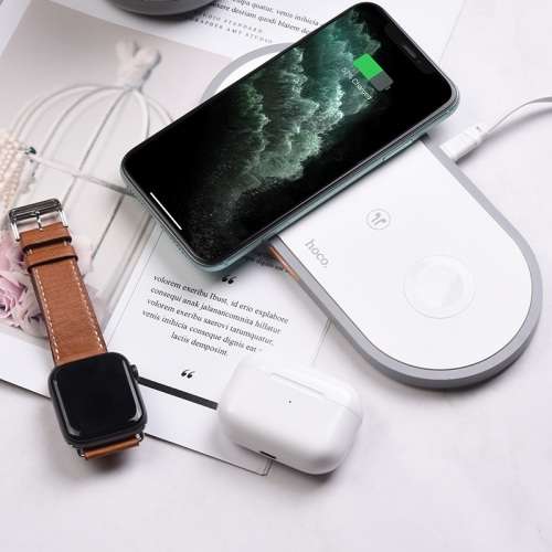 Wireless charger CW24 Handsome 3-in-1 tabletop charging dock