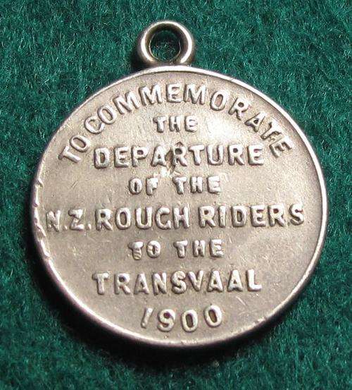 BOER WAR MEDALLION - NEW ZEALAND ROUGH RIDERS