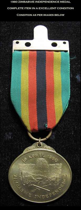 1980 ZIMBABWE INDEPENDANCE MEDAL