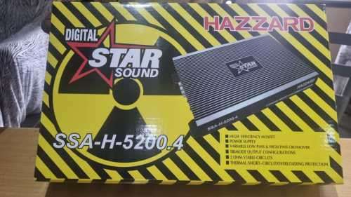 Star Sound Hazard Series 4-Channel Amplifier 5200W BRAND NEW