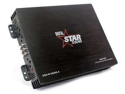 Star Sound Raptor Series Amplifier 5000W 4 Channel