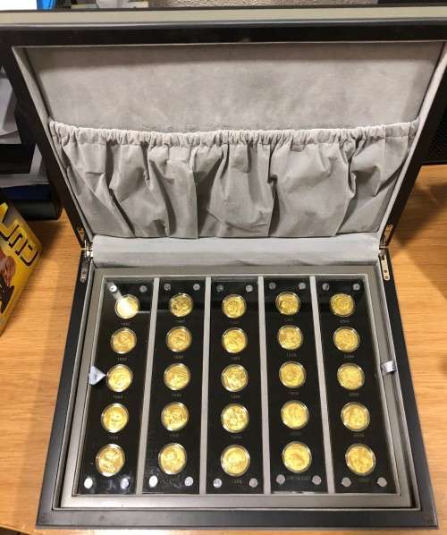 CHINA 2007 SET 25TH ANNIVERSARY OF SILVER PANDA COINS - Not Real