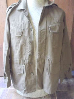 OLD SOUTH AFRICAN ARMY BROWN BUSH JACKET MEDIUM