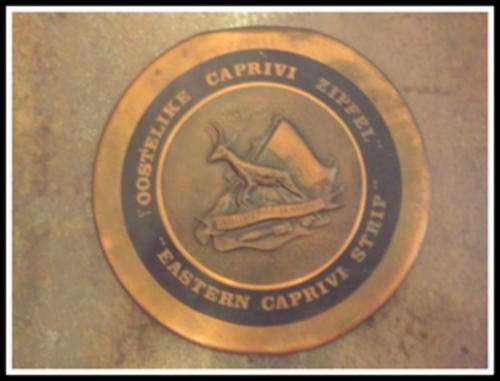 EASTERN CAPRIVI STRIP WALL PLAQUE - HT ENTERPRISES-SALISBURY-RHODESIA