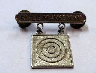RIFLE MARKSMAN BADGE