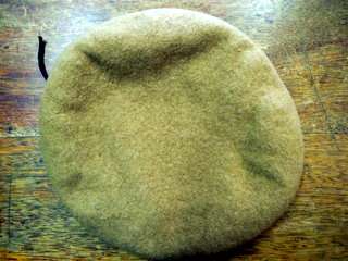 SOLUTH AFRICAN ARMY BEIGE BERET (NO BADGE) 1990 SIZE 58