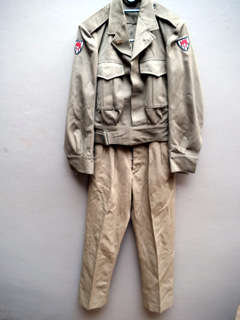 STEP OUT UNIFORM BUNNY JACKET AND TROUSERS WITH UMGENI COMMANDO2 X CLOTH SHOULDER BADGES 1ST PATTERN