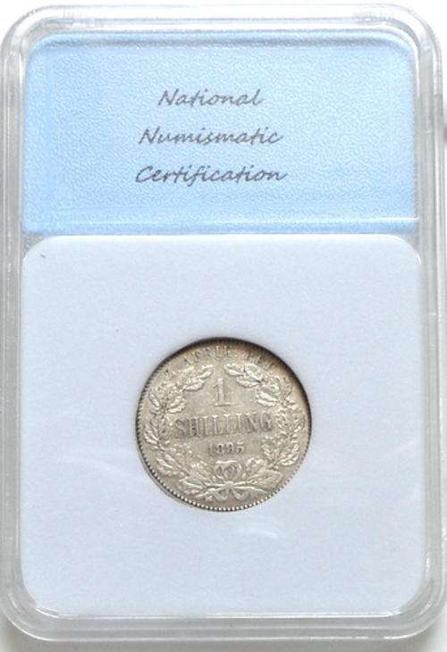 ZAR 1895 SHILLING NNC AU58