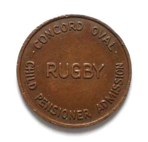 RUGBY N.S.W. RUGBY UNION PENSIONER ADM. CONCORD OVAL T