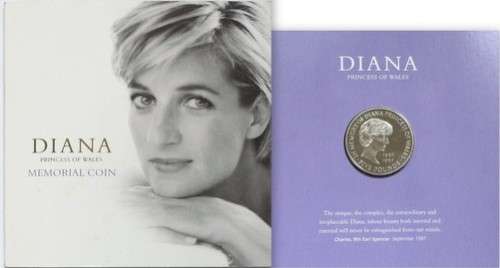 DIANA PRINCESS OF WALES MEMORIAL COIN 1999