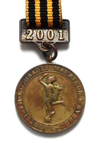 COMRADES MARATHON 2001 MEDAL