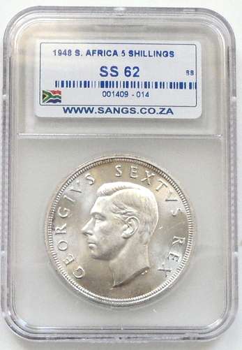 1948 5 SHILLING SANGS SS62