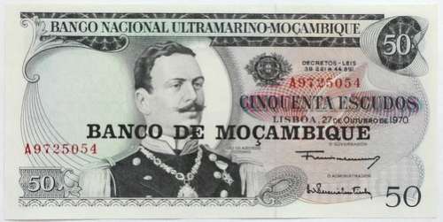 MOZAMBIQUE 1970 50 ESCUDOS UNC
