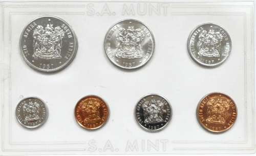 1987 UNC COIN SET S.A.M.
