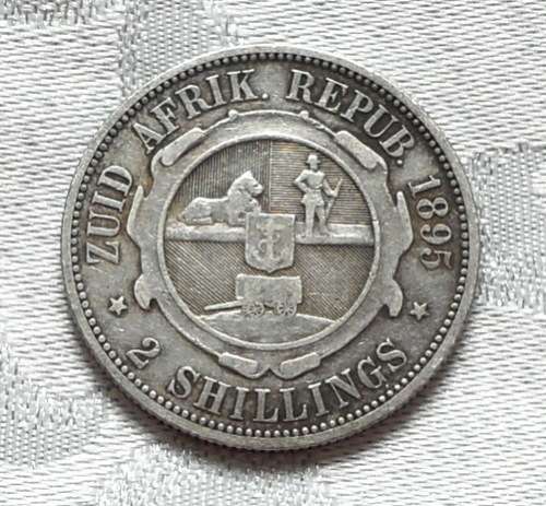 ZAR 2 SHILLINGS 1895