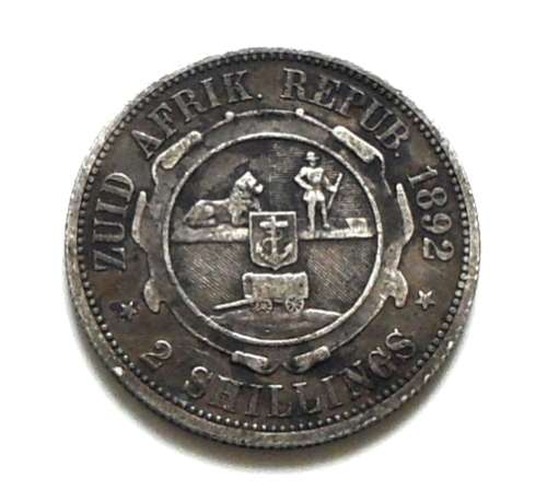ZAR 2 SHILLINGS 1892