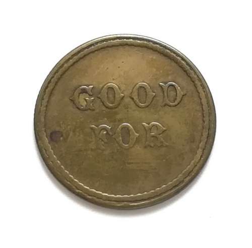 CAPE TOWN HENRY C COLLINSON LTD TOKEN BRASS **RARE** 25MM