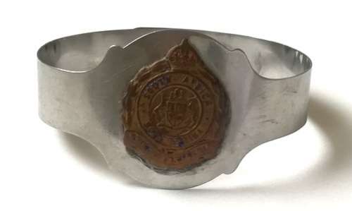 SOUTH AFRICAN ENGINEERS SWEETHEART BRACELET/TRENCH ART
