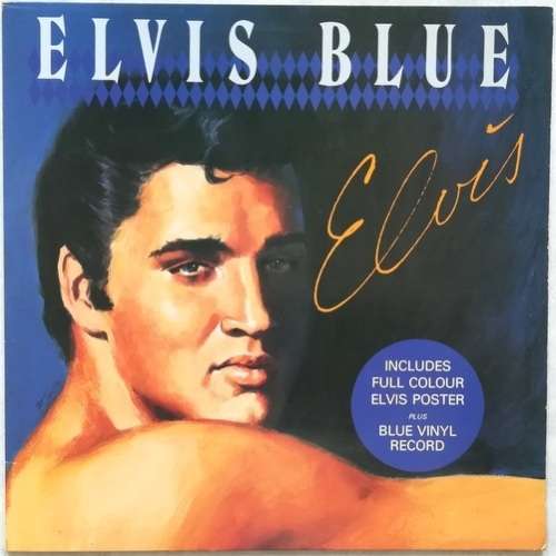 ELVIS BLUE VINYL RECORD RCA 1984 ML4752 **BLUE VINYL** - VG