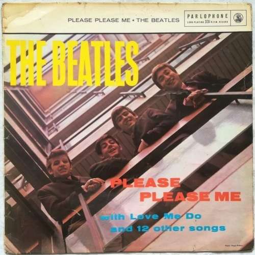 THE BEATLES - PLEASE PLEASE ME - PMCJ1202 SOUTHERN RHODESIA **RARE** VG- (SCRATCH MARKS) COVER BAD