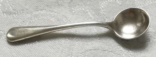 STERLING SILVER BIRMINGHAM 1916 SALT/MUSTARD SPOON 6.7 MM
