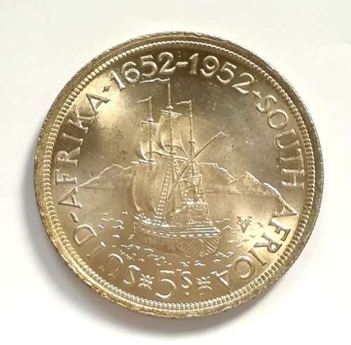 UNION 1952 5 SHILLINGS UNC
