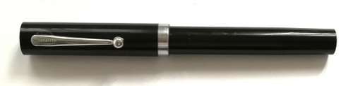 VINTAGE SHEAFFER BLACK FOUNTAIN PEN M NIB USA