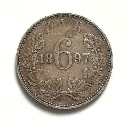 ZAR 1897 6 PENCE