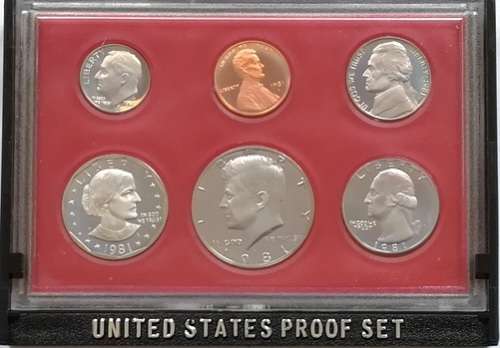 UNITED STATES MINT 1981 PROOF SET