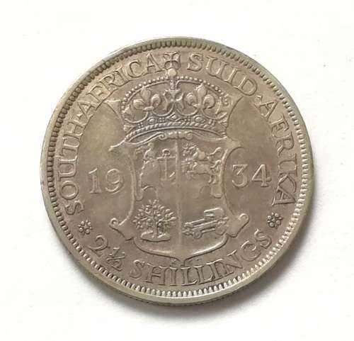 UNION 1934 2.5 SHILLINGS