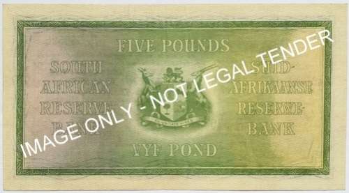 J POSTMUS 1937 5 POUNDS **ONLY ISSUE**