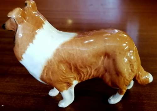 BESWICK COLLIE DOG STANDING 90X85MM