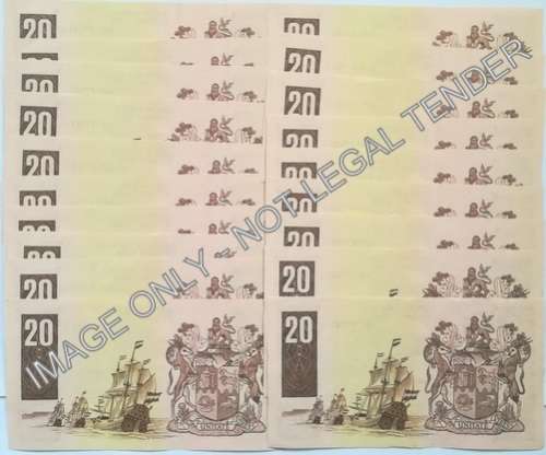 C L STALS 20 RAND 1ST ISSUE 19 NOTES SEQUENCE **BID PER NOTE**
