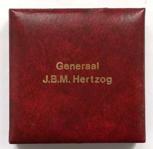SILVER MEDALLION ANGLO BOER WAR - GENERAL J B M HERTZOG