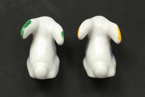 WADE - MINIKINS - RABBIT SITTING X 2   30X18MM SERIES A 1955-1958
