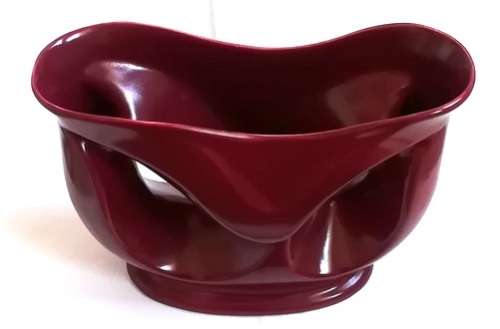 LUCIA WARE MAROON/RED VASE 180MMX250MM
