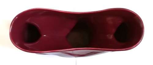 LUCIA WARE MAROON/RED VASE 180MMX250MM