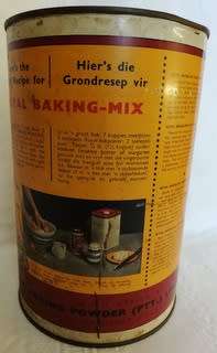 VINTAGE TIN ROYAL BAKING POWDER 5LB NET 210 X 140MM