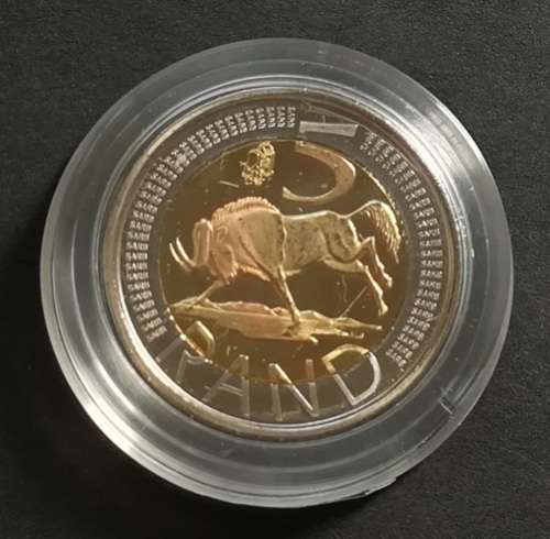 REPUBLIC 2004 S A M PROOF 5 RAND **OOM PAUL MINT MARK**  **RARE**