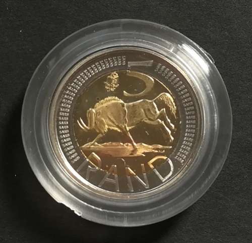 REPUBLIC 2004 S A M PROOF 5 RAND **OOM PAUL MINT MARK**  **RARE**