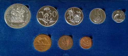 REPUBLIC 1976 PROOF SET S A M BLUE BOX