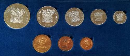 REPUBLIC 1978 PROOF SET S A M BLUE BOX